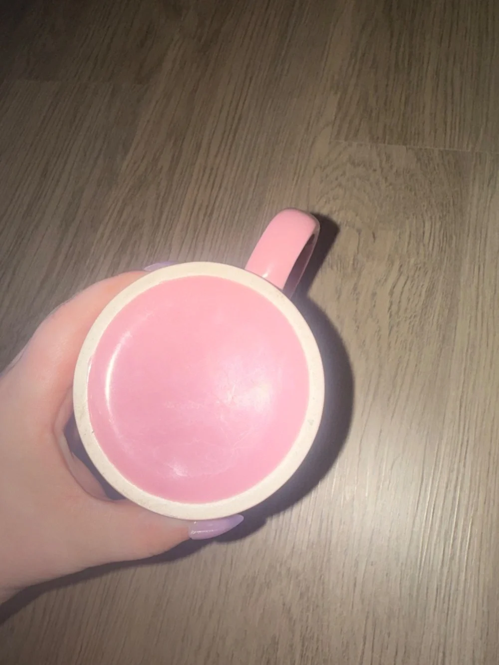 Victoria’s Secret Pink Heart Coffee Mug Y2K Ceramic Cup VS Rare Collectible
